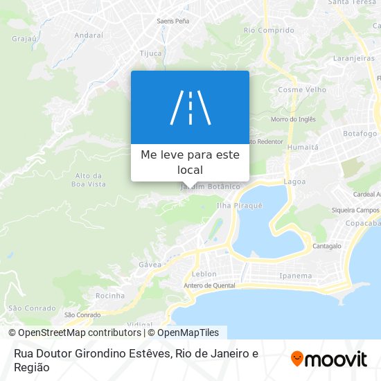 Rua Doutor Girondino Estêves mapa