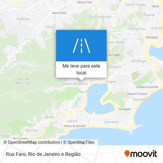 Rua Faro mapa