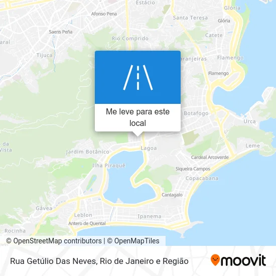 Rua Getúlio Das Neves mapa