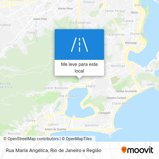 Rua Maria Angélica mapa