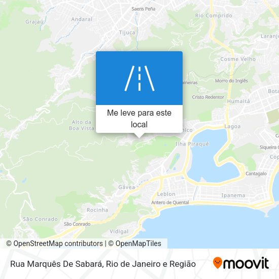 Rua Marquês De Sabará mapa