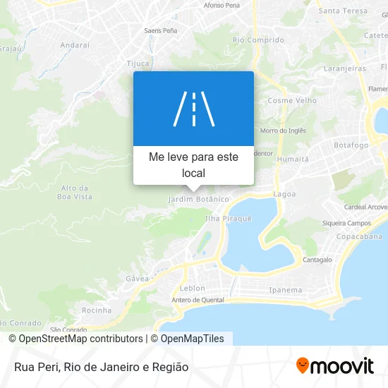 Rua Peri mapa