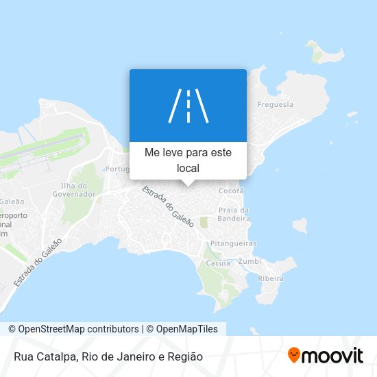 Rua Catalpa mapa