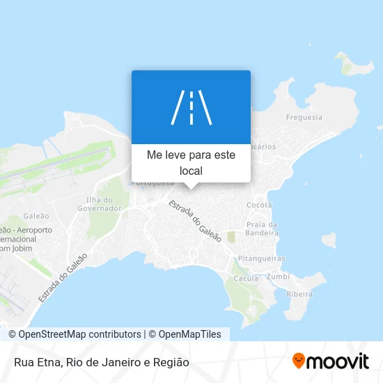 Rua Etna mapa
