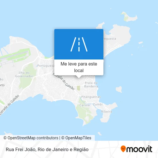 Rua Frei João mapa