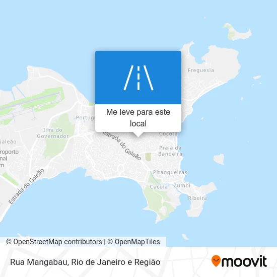 Rua Mangabau mapa
