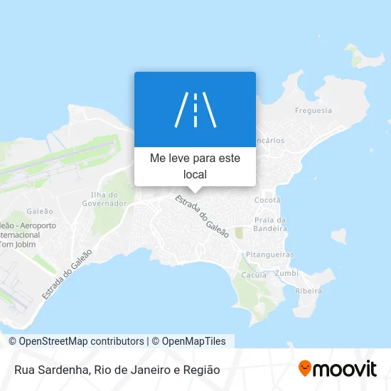 Rua Sardenha mapa