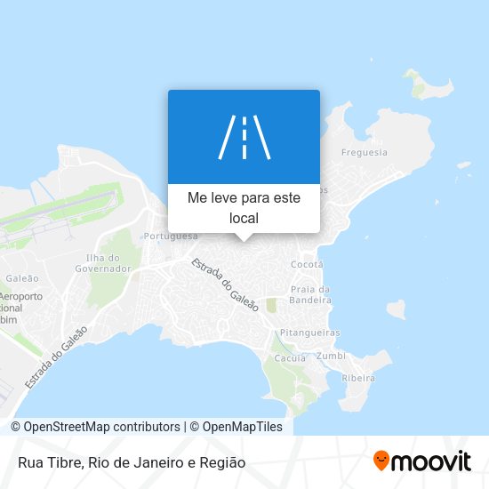 Rua Tibre mapa
