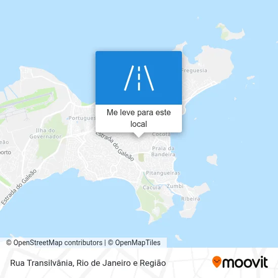 Rua Transilvânia mapa