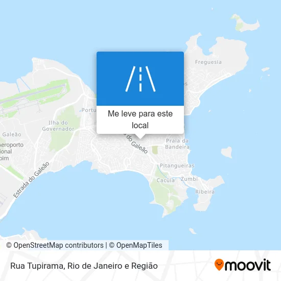 Rua Tupirama mapa