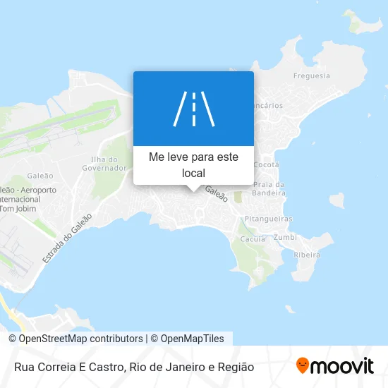 Rua Correia E Castro mapa