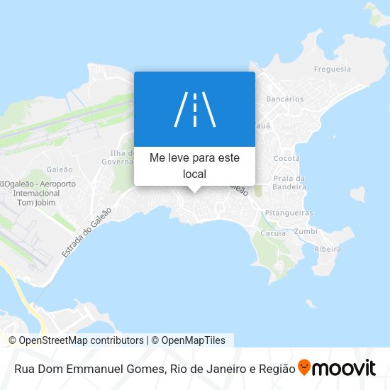 Rua Dom Emmanuel Gomes mapa