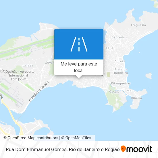 Rua Dom Emmanuel Gomes mapa