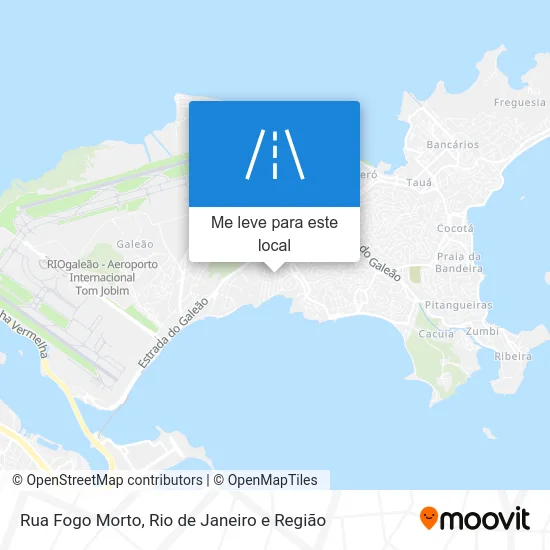 Rua Fogo Morto mapa
