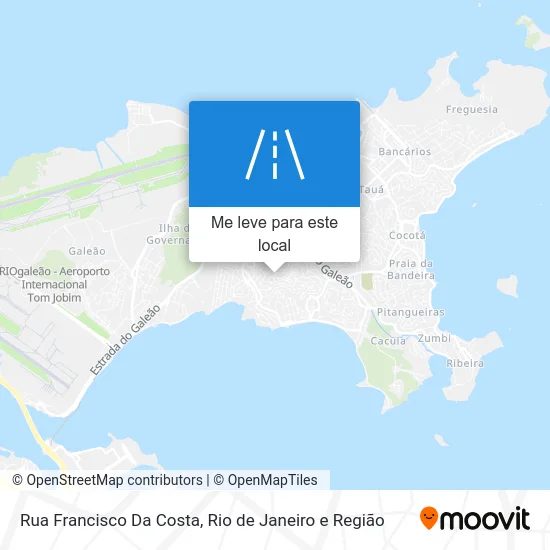 Rua Francisco Da Costa mapa