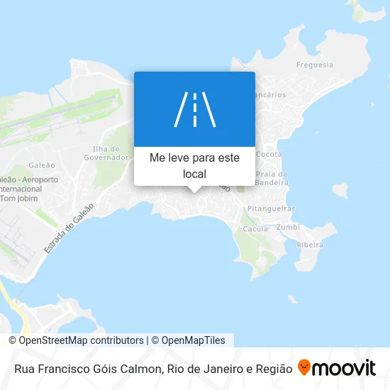 Rua Francisco Góis Calmon mapa