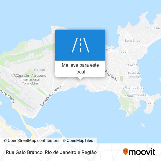 Rua Galo Branco mapa
