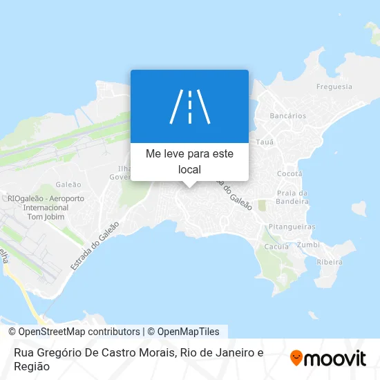 Rua Gregório De Castro Morais mapa