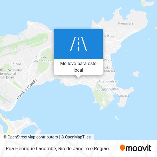 Rua Henrique Lacombe mapa