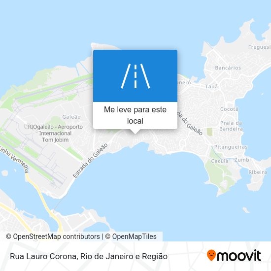 Rua Lauro Corona mapa