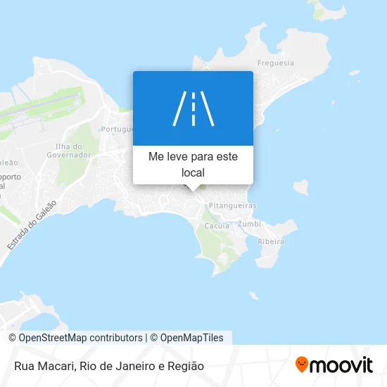 Rua Macari mapa