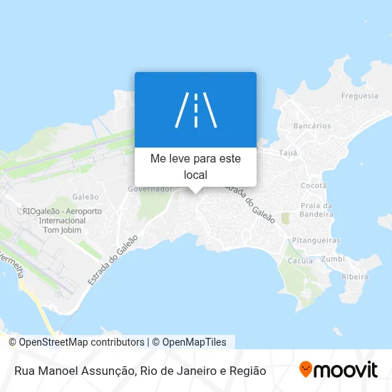 Rua Manoel Assunção mapa