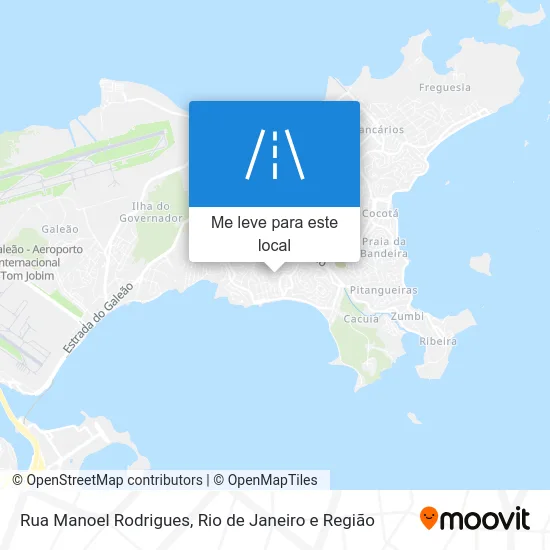 Rua Manoel Rodrigues mapa