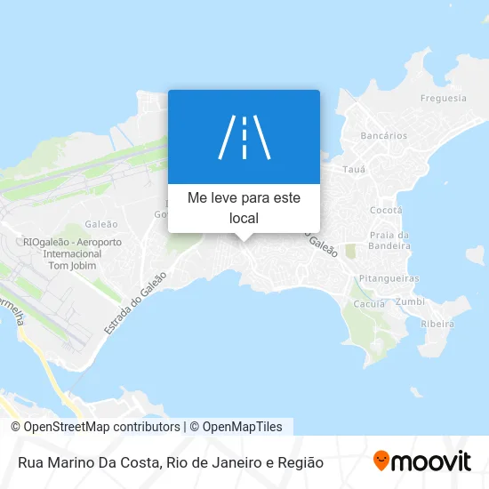 Rua Marino Da Costa mapa