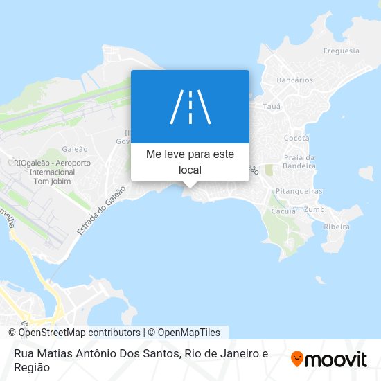 Rua Matias Antônio Dos Santos mapa