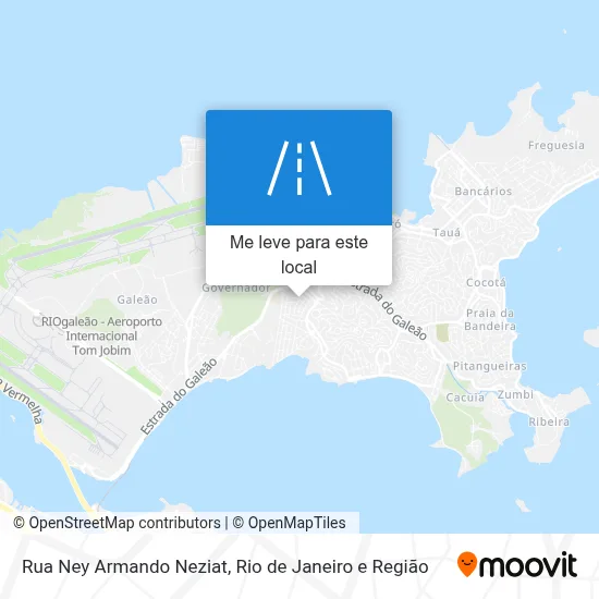 Rua Ney Armando Neziat mapa