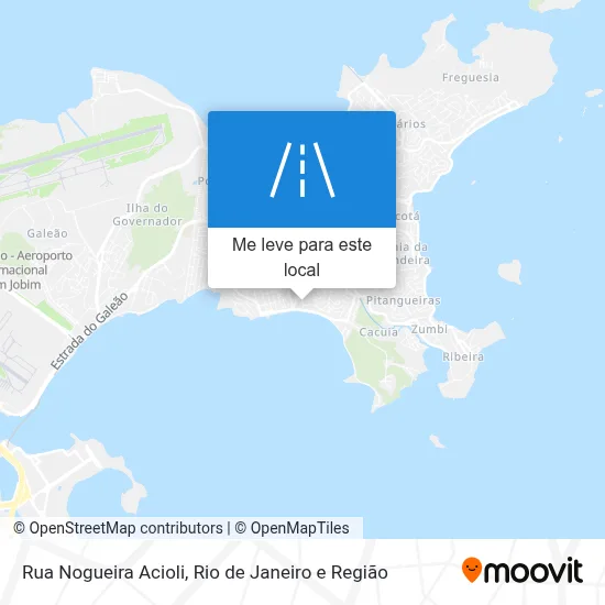Rua Nogueira Acioli mapa