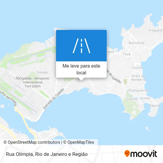 Rua Olímpia mapa