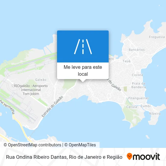 Rua Ondina Ribeiro Dantas mapa