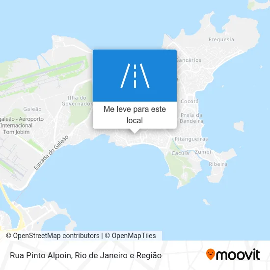 Rua Pinto Alpoin mapa