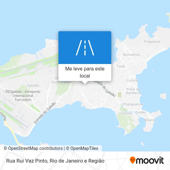 Rua Rui Vaz Pinto mapa