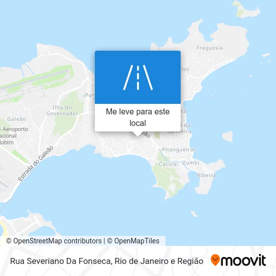 Rua Severiano Da Fonseca mapa