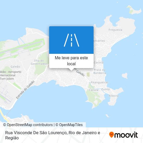 Rua Visconde De São Lourenço mapa