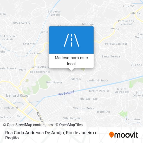 Rua Carla Andressa De Araújo mapa