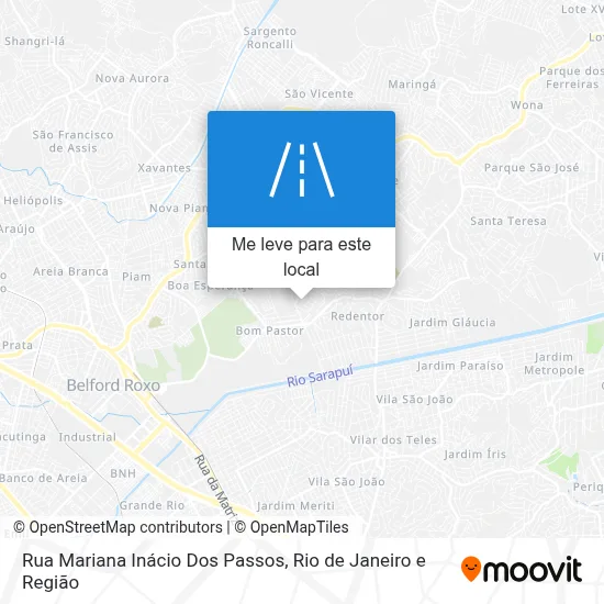 Rua Mariana Inácio Dos Passos mapa