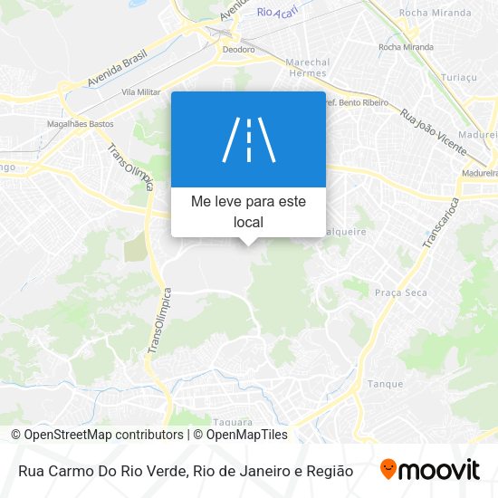 Rua Carmo Do Rio Verde mapa