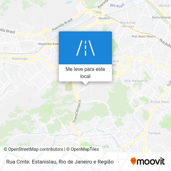 Rua Cmte. Estanislau mapa