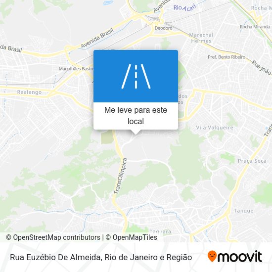 Rua Euzébio De Almeida mapa