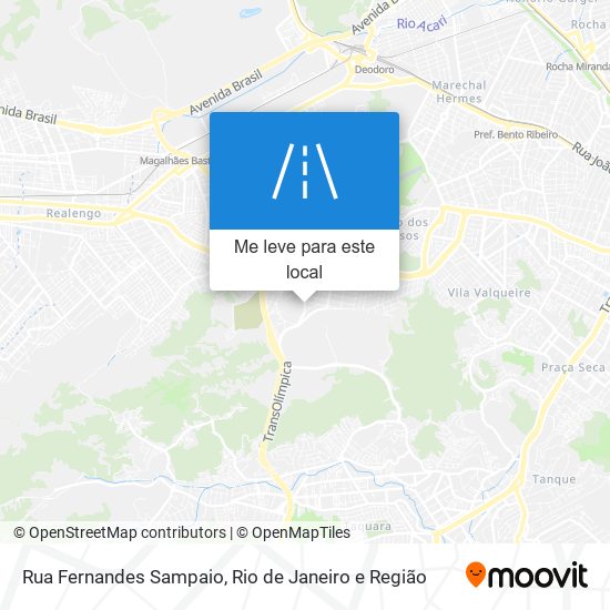 Rua Fernandes Sampaio mapa