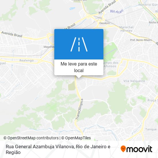 Rua General Azambuja Vilanova mapa