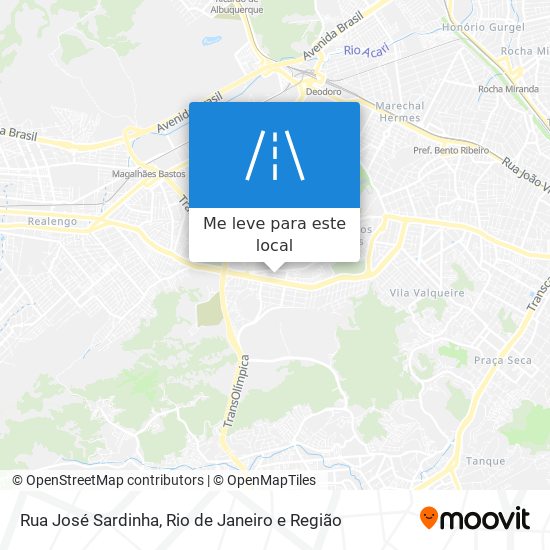 Rua José Sardinha mapa