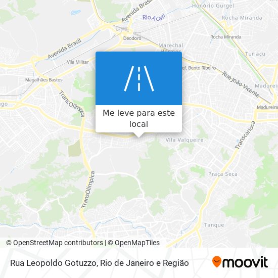 Rua Leopoldo Gotuzzo mapa