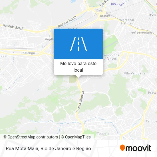 Rua Mota Maia mapa