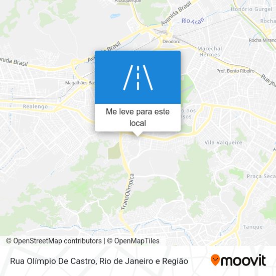 Rua Olímpio De Castro mapa