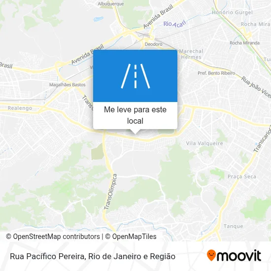 Rua Pacífico Pereira mapa