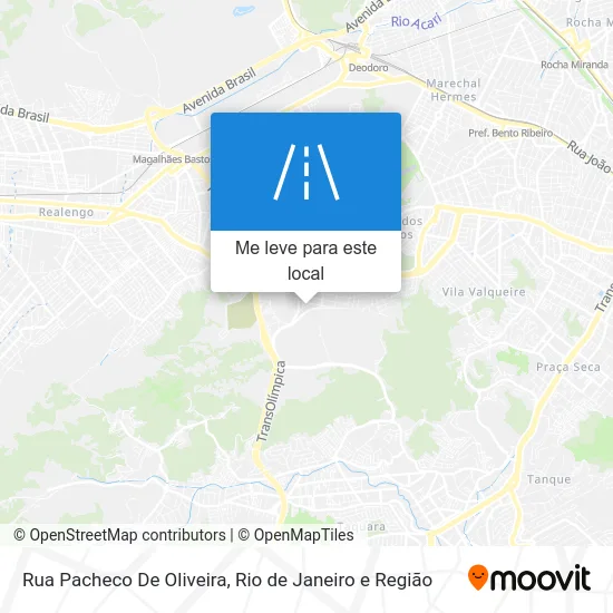 Rua Pacheco De Oliveira mapa